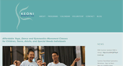 Desktop Screenshot of keonimovementarts.org